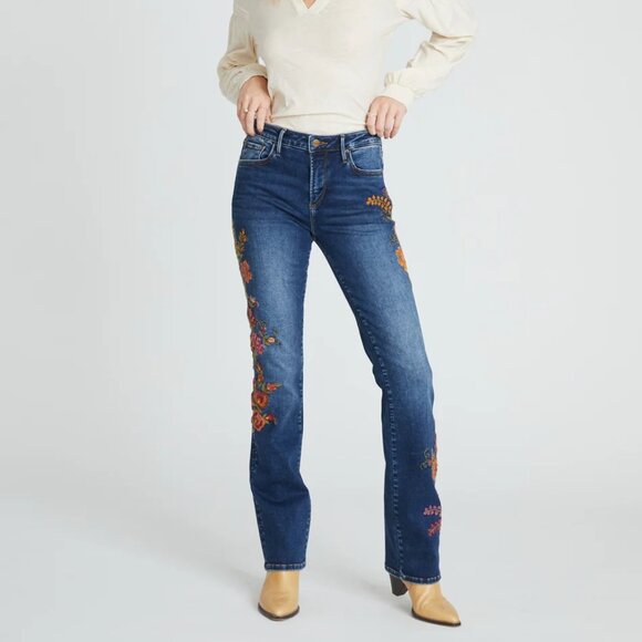 NEW DRIFTWOOD JEANS Kelly X Oshibana Jeans in  denim for women 1225 8t4 - Picture 2 of 5